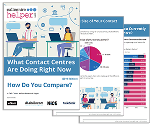 What Contact Centres Are Doing Right Now (2019 Edition) — A Call Centre Helper Research Paper